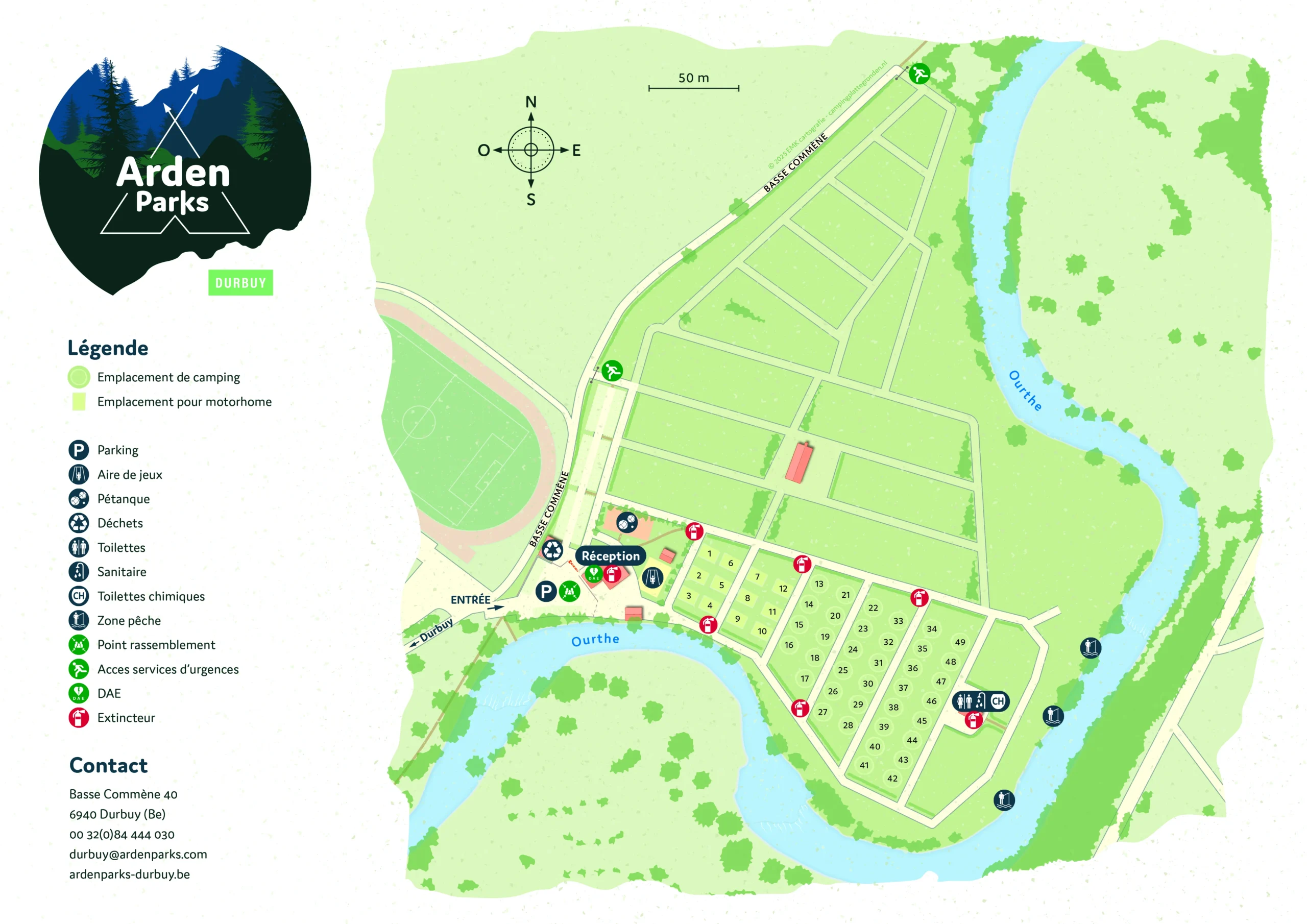 Map Arden Parks Vielsalm